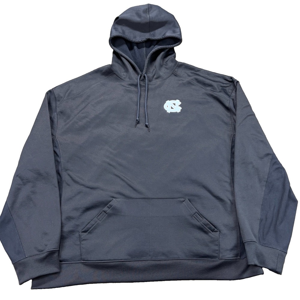 North Carolina Tar Heels Hoodie Mens 2XL Blue Performance NCAA Badger Sports